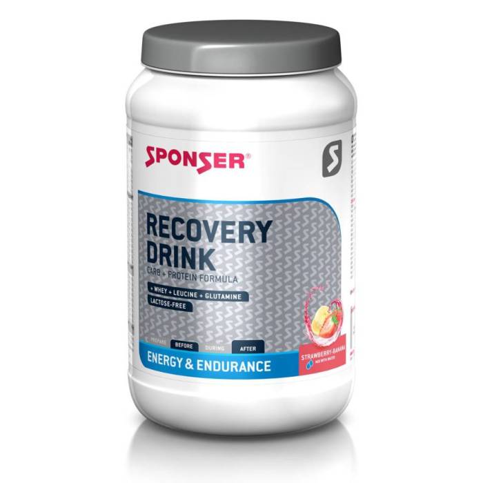 Sponser RECOVERY DRINK 1200g doboz Eper/Banán