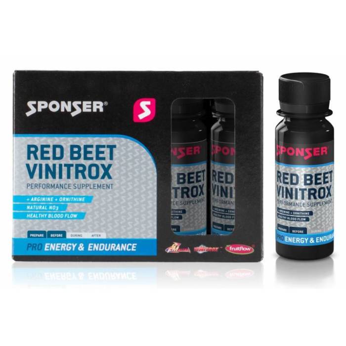 Sponser RED BEET VINITROX 4x60ml/doboz (Cékla) - Energizáló