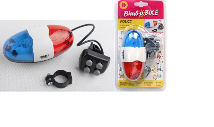 Duda 6 led 4 hang POLICE (Good Bike - 716)