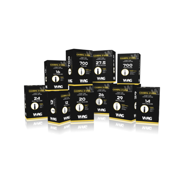 Belső WAG Self Sealing 26x1.95/2.20 tömítőfolyadékkal, 34mm autószelepes, dobozos