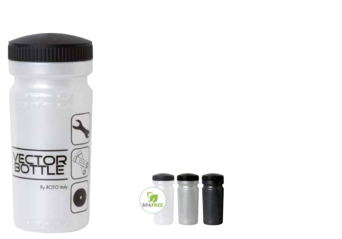 Kulacs ROTO 600ml (szerszámtaró) fekete