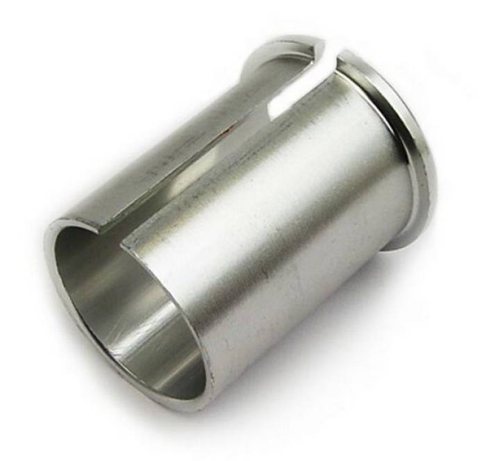 Nyeregcső szűkítő KL-001 d.27 2/ 30 4mm (ezüst) - AUTHOR