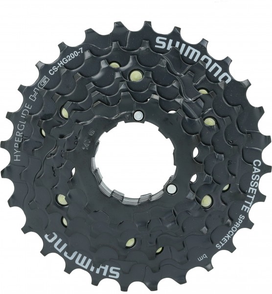 Kazettasor Shimano 7V HG200 12-32T FEKETE, OEM, AKCIÓS!