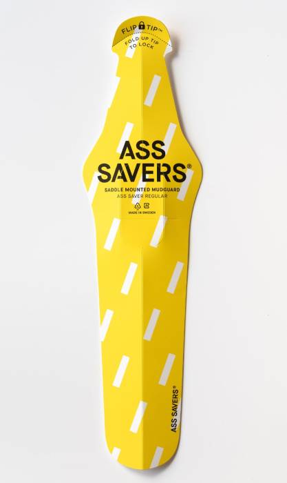 sárvédő Ass Savers Regular BOLD RAIN YELLOW eső mintás sárga