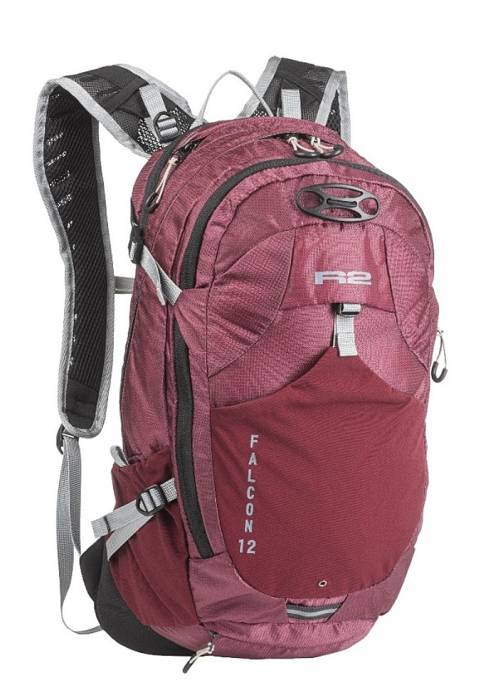Hátizsák R2 FALCON  ATBP05C bordó/szürke 12L-es