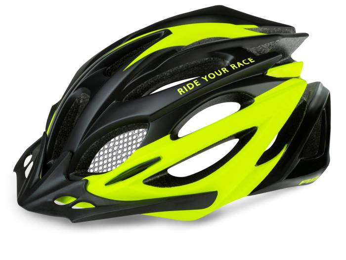 Bukósisak R2 ATH02U/M PRO TEC inmold.fekete/fluo.sárga