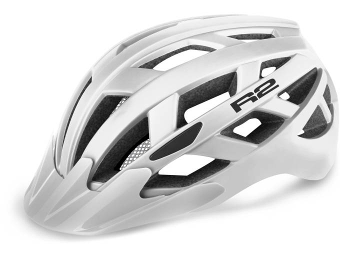 Bukósisak R2 LUMEN ATH18Q/M ledes, fehér matt (55 - 59 cm)