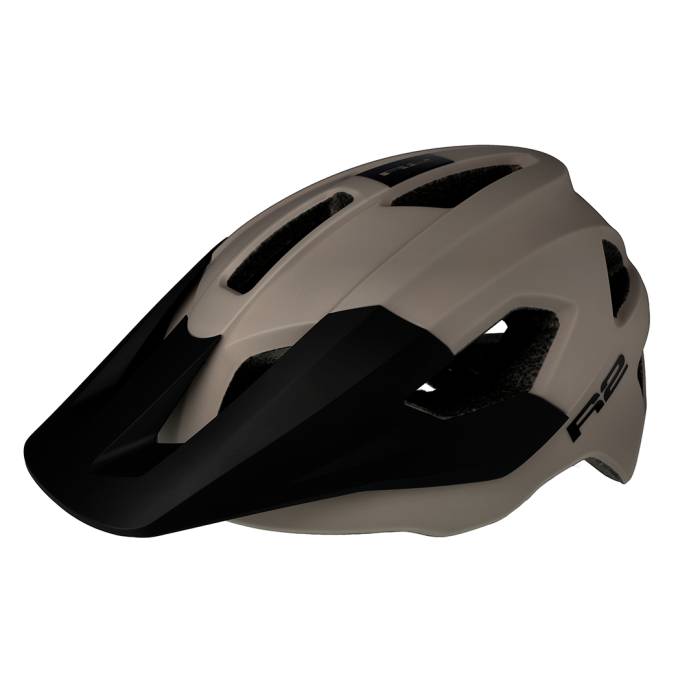Bukósisak R2 VORTEKS  ATH42J/S BÉZS/FEKETE inmold. (52-56cm)