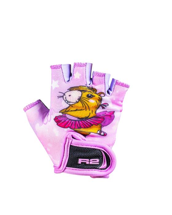Kesztyű R2 VOSKA gyerek ATR08A14/4Y, PINK CAPYBARA