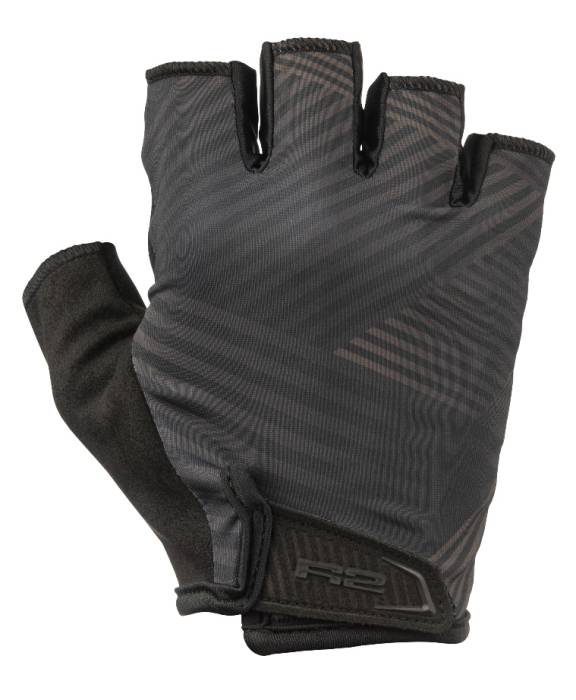 Kesztyű R2 EASER  ATR36S/XL   XL-es fekete-szürke csíkos