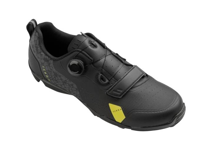 Cipő R2 TERRA MTB fekete/szürke 43, 2 BOA  (ATSH06A/43)