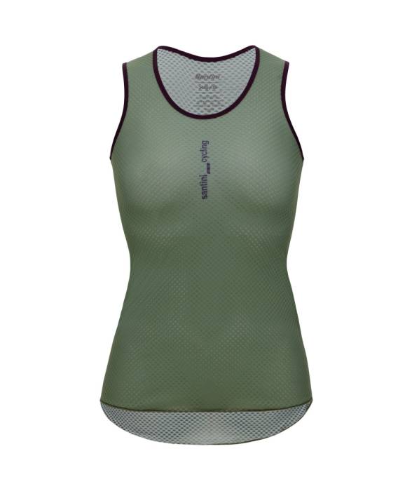Aláöltöző Santini LIEVE Baselayer női ujjatlan zöld M