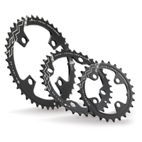 Lánctányér Miche XM TT MTB 1 x 9/10 seb., 38T, BCD104, fekete, ALU.