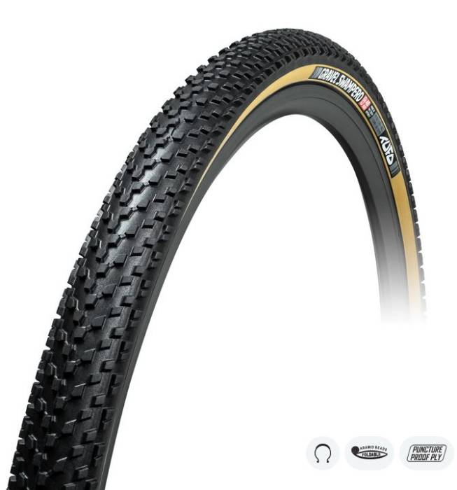 Külső TUFO Gravel Swampero fekete/beige , tubeless 36-622(700x36C), 390gr. 2-5 bar (30-70 p.s.i.)