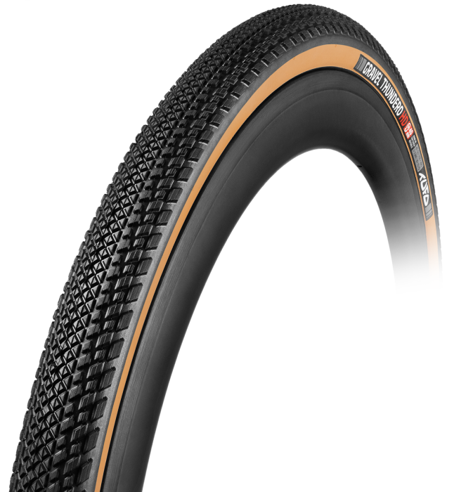Külső TUFO Gravel Thundero HD TLR 48-622 500gr. 130/255 TPI erősített fekete/bézs