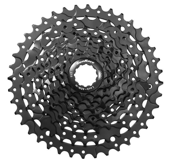 Kazettasor SunRace 9V 11-40T, FEKETE (CSM980 9AX)