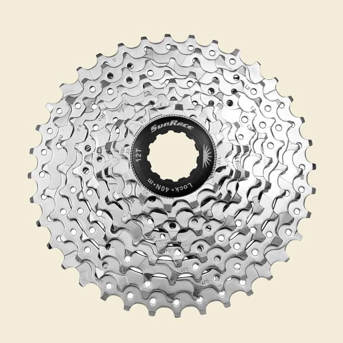 Kazettasor SunRace 9V 11-40T króm (CSM980)