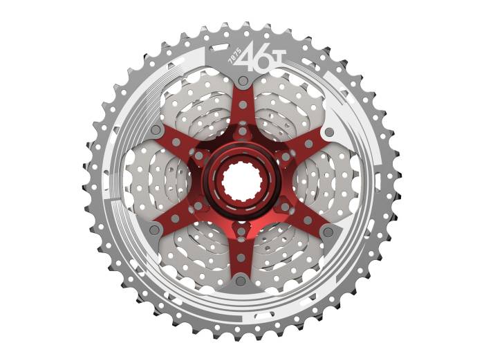 Kazettasor SunRace MX3 TAY 10V 11-42 matt ezüst