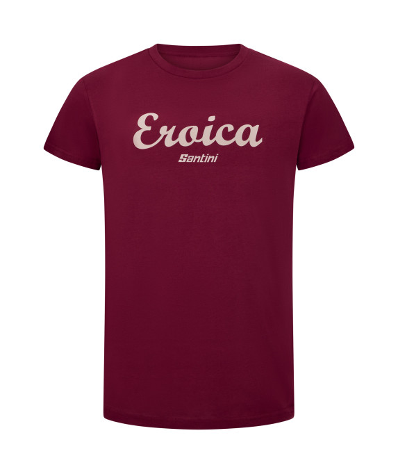 Póló Santini EROICA CIPRESSI – T-Shirt bordó XXL