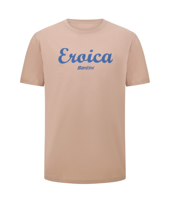Póló Santini EROICA CIPRESSI – T-Shirt cappuccino XXL