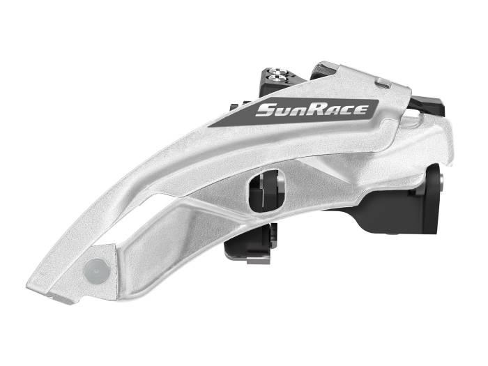 SunRace M500 MTB első váltó dual pull 3x7/8s Ø28,6/31,8/34,9mm