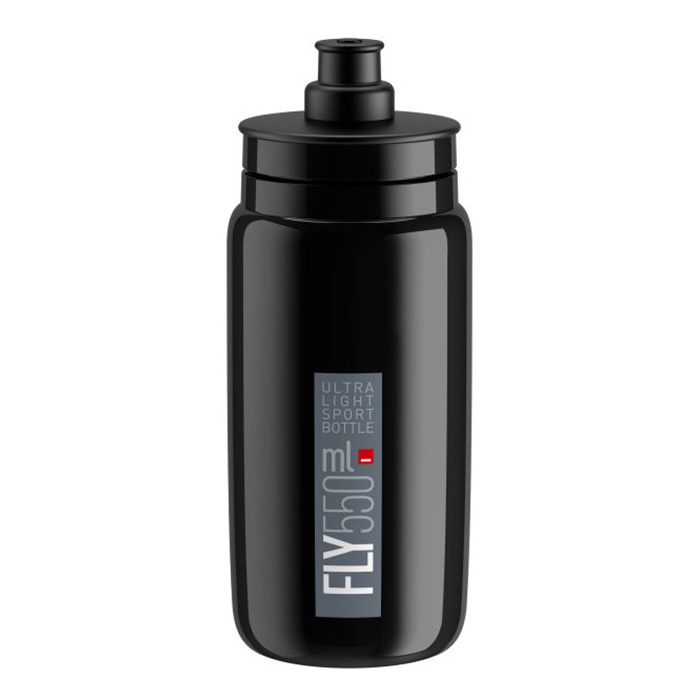 Kulacs Elite FLY 550ml FEKETE / szürke logó