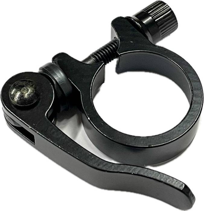 Nyeregszorító bilincs gyorszáras fekete 31,8mm - AKCIÓS