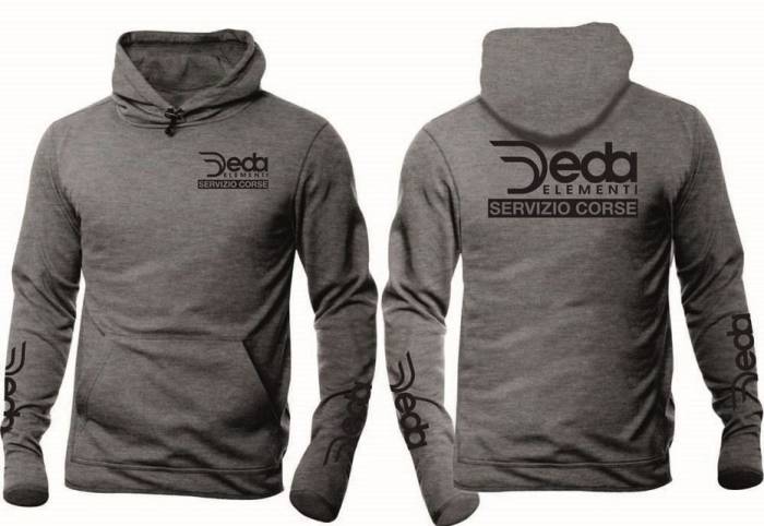 Ruha Deda HOODIE / FELPA Servizio Corse logo L-es, 100% polyester