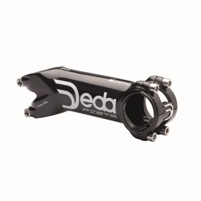 Kormányfej Deda PISTA 31.7x110mm 70fok fényes fekete (v.nyak 1 1/8)