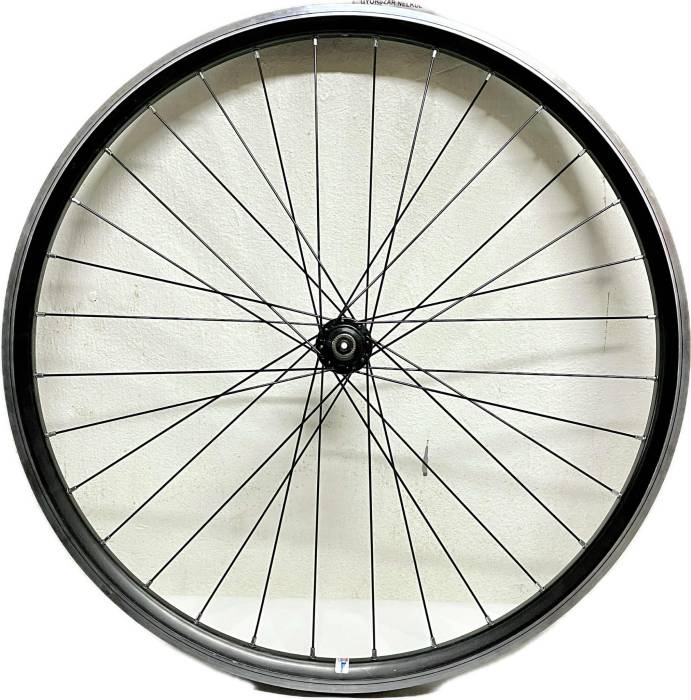 Kerék első Gipiemme NISI T1-24L 26" (21-559) fekete, V-FÉKES, (ipari csapágyas), GYORSZÁR NÉLKÜL