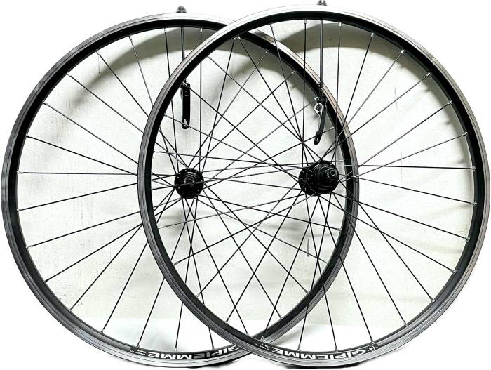 Kerékszett Gipiemme NISI T1-24L 26" (19-559) fekete, MENETES AGGYAL, V-FÉKES, GYORSZÁRAS AKCIÓS!