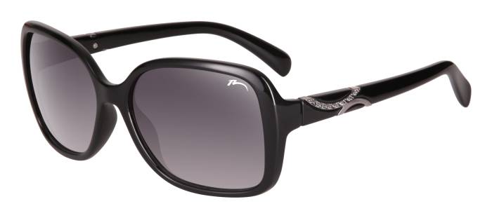 Szemüveg RELAX Sefina R0342C, 100% UV protection A,B,C. polarizált, LENCSE: szürke árnyalatos, KERET: FEKETE, (MÉRET: 57-17-130)