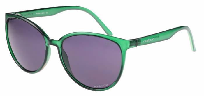 Szemüveg RELAX LEILANI R0341I, zöld/szürke lencse 100% UV protection A,B,C. polarizált,