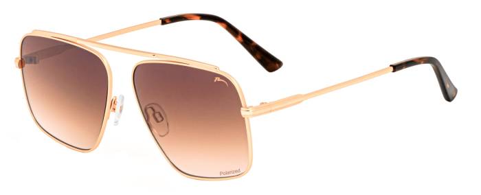 Szemüveg RELAX Narcos R1144B, 100% UV protection A,B,C. polarizált, LENCSE: barna, KERET: ARANY, (MÉRET: 59-13-143)