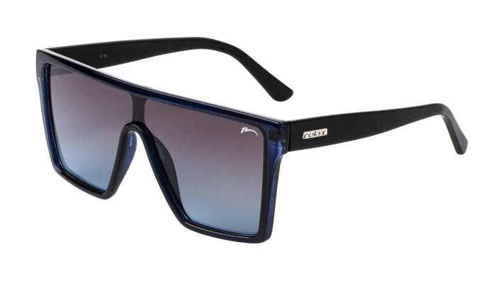 Szemüveg RELAX Fiji R1150C, 100% UV protection A,B,C. polarizált, LENCSE: KÉK/FEKETE, KERET: FEKETE, (MÉRET: 130-18-151)