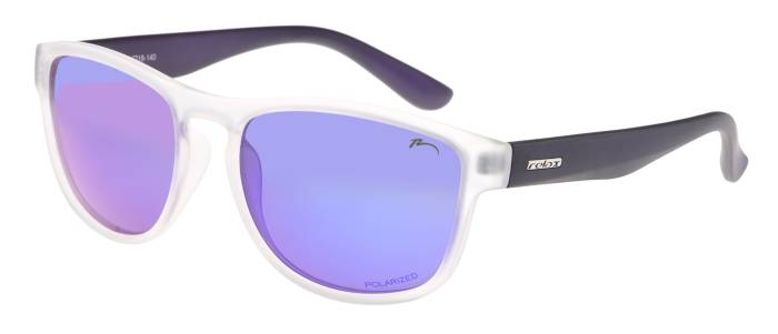 Szemüveg RELAX Amund R3086C, 100% UV protection A,B,C. polarizált, LENCSE: KÉK, KERET: FEHÉR, (MÉRET: 54-18-140) - GYEREK