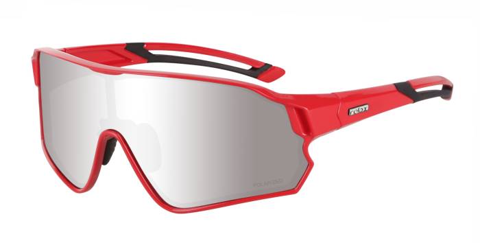 Szemüveg RELAX Artan R5416I, 100% UV protection A,B,C., polarizált, LENCSE: ÁTTETSZŐ, KERET: PIROS, (MÉRET: 72-18-124)