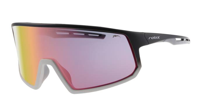 Szemüveg RELAX Falster R5422A, 100% UV protection A,B,C., polarizált, LENCSE: SZÜRKE INFERNO PLATINUM BEVONATTAL, KERET: FEKETE, (MÉRET: 145-0-118)