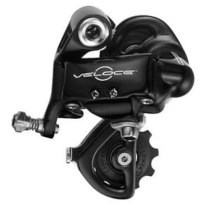 Campagnolo Veloce hátsó váltó 10s fekete rövidkanalas