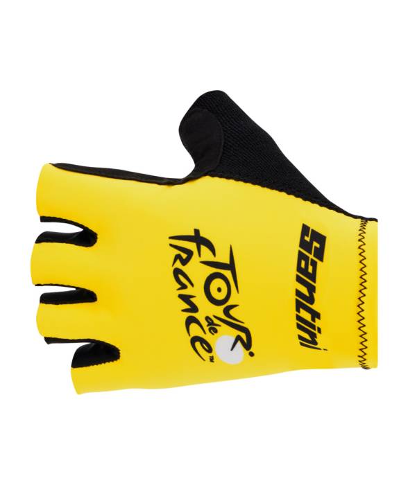 Kesztyű Santini  TOUR DE FRANCE sárga M