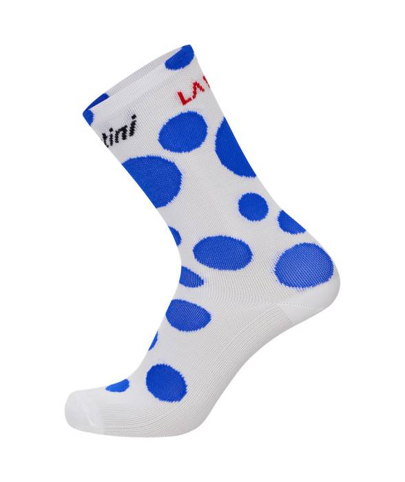 Zokni Santini LA VUELTA  KÉK pöttyös XL-XXL (44-47)