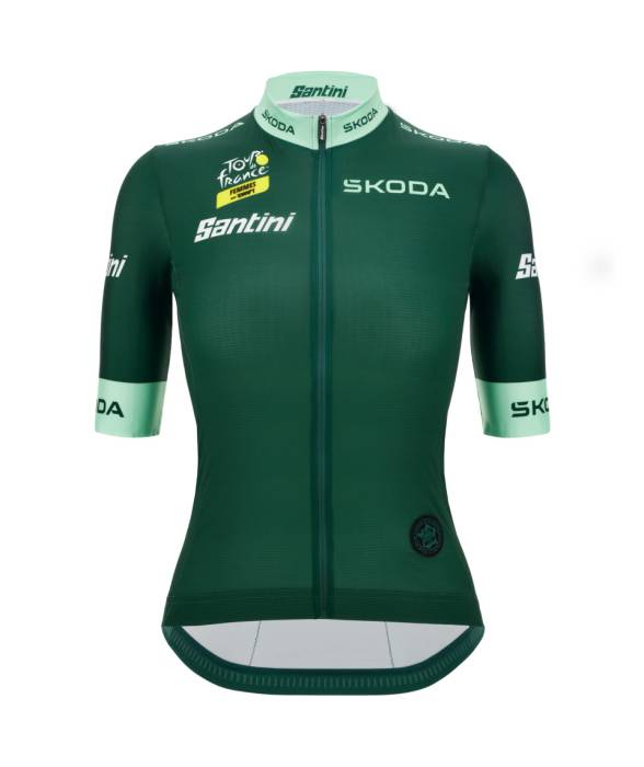 Mez Santini TOUR DE FRANCE WOMEN POINT LEADER zöld M