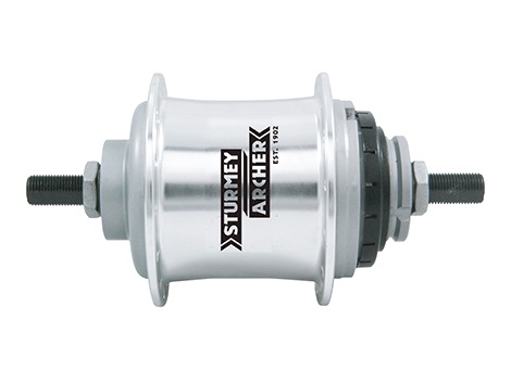 Agyváltó Sturmey S-RF5 5v szabadonfutós szett 36ly. ezüst alu.