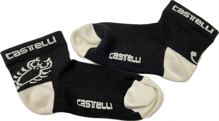 Ruházat Zokni S/M 35/39 CASTELLI fekete/fehér