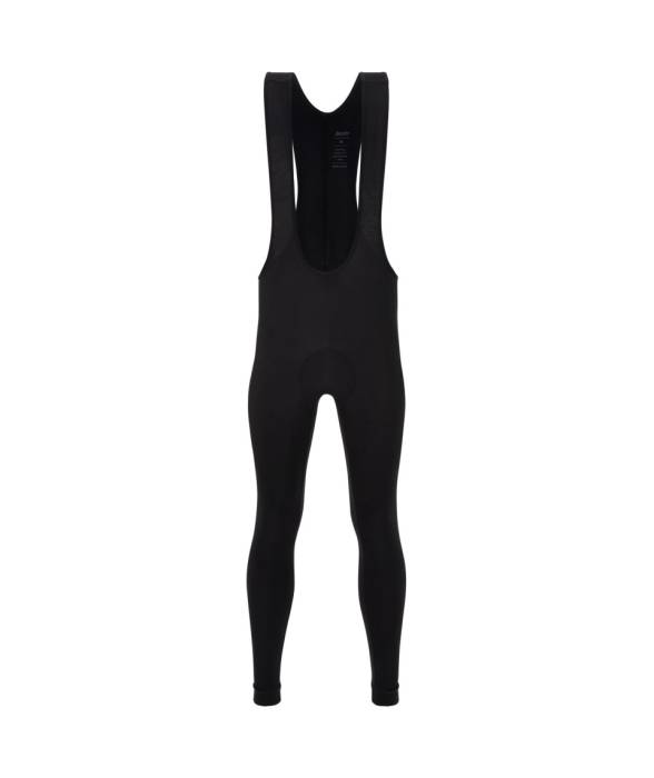 Nadrág Santini OMNIA kantáros EMA betétes hosszú fekete XXL (Thermofleece winter bib tights)
