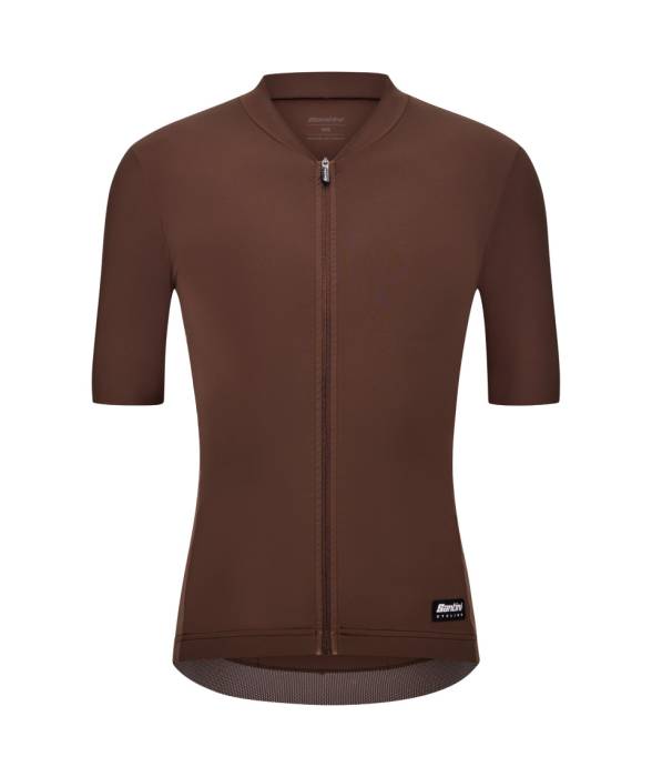 Mez rövid ujjú Santini RTR SUMMER - READY TO RIDE Unisex csokibarna M