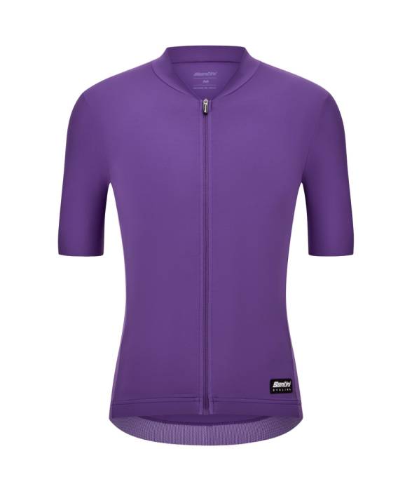 Mez rövid ujjú Santini RTR SUMMER - READY TO RIDE Unisex padlizsánlila M