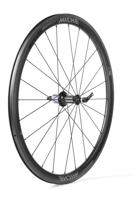 Kerékszett Miche REVOX RC UD carbon 622-17C, H:38mm, 100/130mm, fekete, (Tubeless Ready) 1630gr. SH - UCI APPROVED