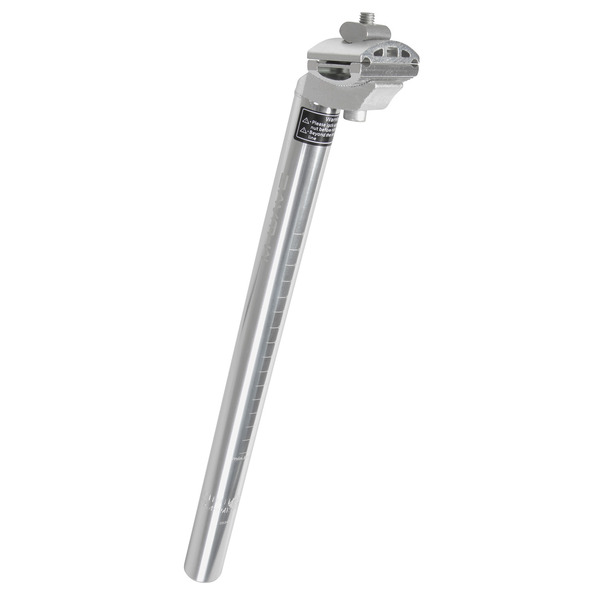 Nyeregcsõ alu 27,2x350 ezüst