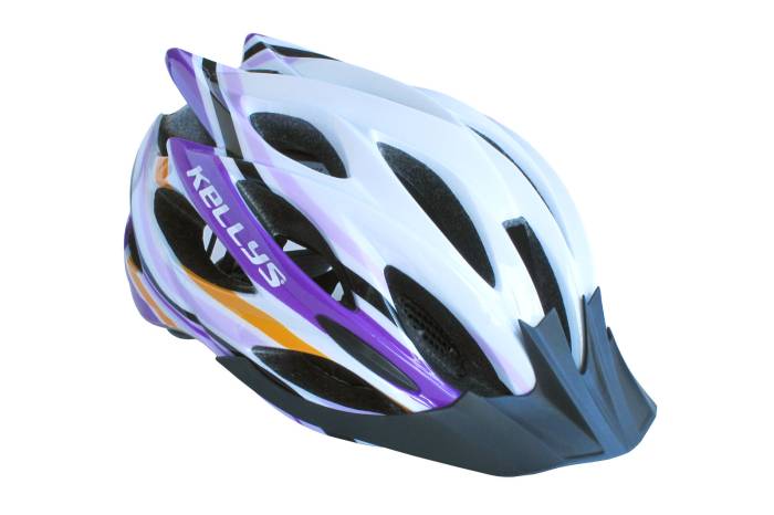 Fejvédő Dynamic white-alpine purple M/L M/L White